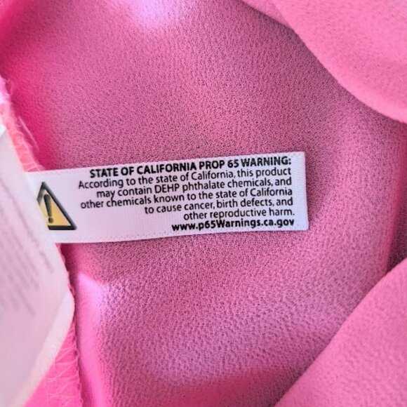 Lodys Pink Chiffon Tie Neck with Floral Lace Top - Picture 12 of 12